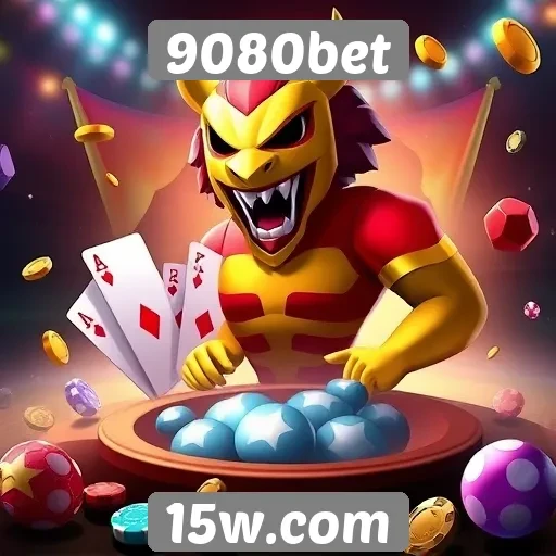 Variedade de jogos disponíveis no 9080bet